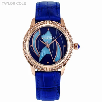 Taylor Cole Brand Fashion Design Crystal Dial Women Watches Luxury Blue Leather Ladies Watch Dress Clock relogio feminino /TC121
Taylor Cole Brand Fashion Design Crystal Dial Women Watches Luxury Blue Leather Ladies Watch Dress Clock relogio feminino /TC121