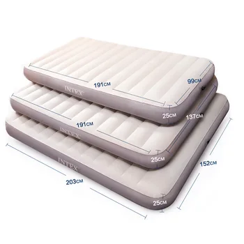 INTEX luxury flocking double inflatable mattress air mattress camping mat thick cushion 64703 with household electric pump
INTEX luxury flocking double inflatable mattress air mattress camping mat thick cushion 64703 with household electric pump