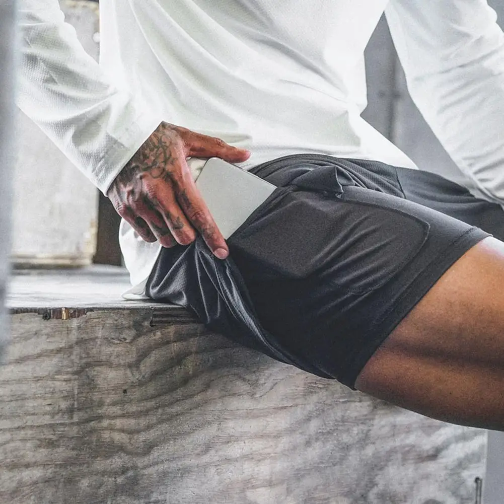Men 2 In 1 Running Sports Shorts Summer Quick Drying Dry Gym Run Fitness Crossfit Shorts With Built-in Pocket Liner Sportswear
Men 2 In 1 Running Sports Shorts Summer Quick Drying Dry Gym Run Fitness Crossfit Shorts With Built-in Pocket Liner Sportswear