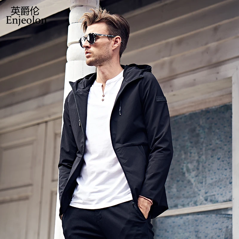 Enjeolon brand Bomber casual hooded jackets men black windbreaker coats plus size 3XL,hooded collar tactical clothes JK0325
Enjeolon brand Bomber casual hooded jackets men black windbreaker coats plus size 3XL,hooded collar tactical clothes JK0325