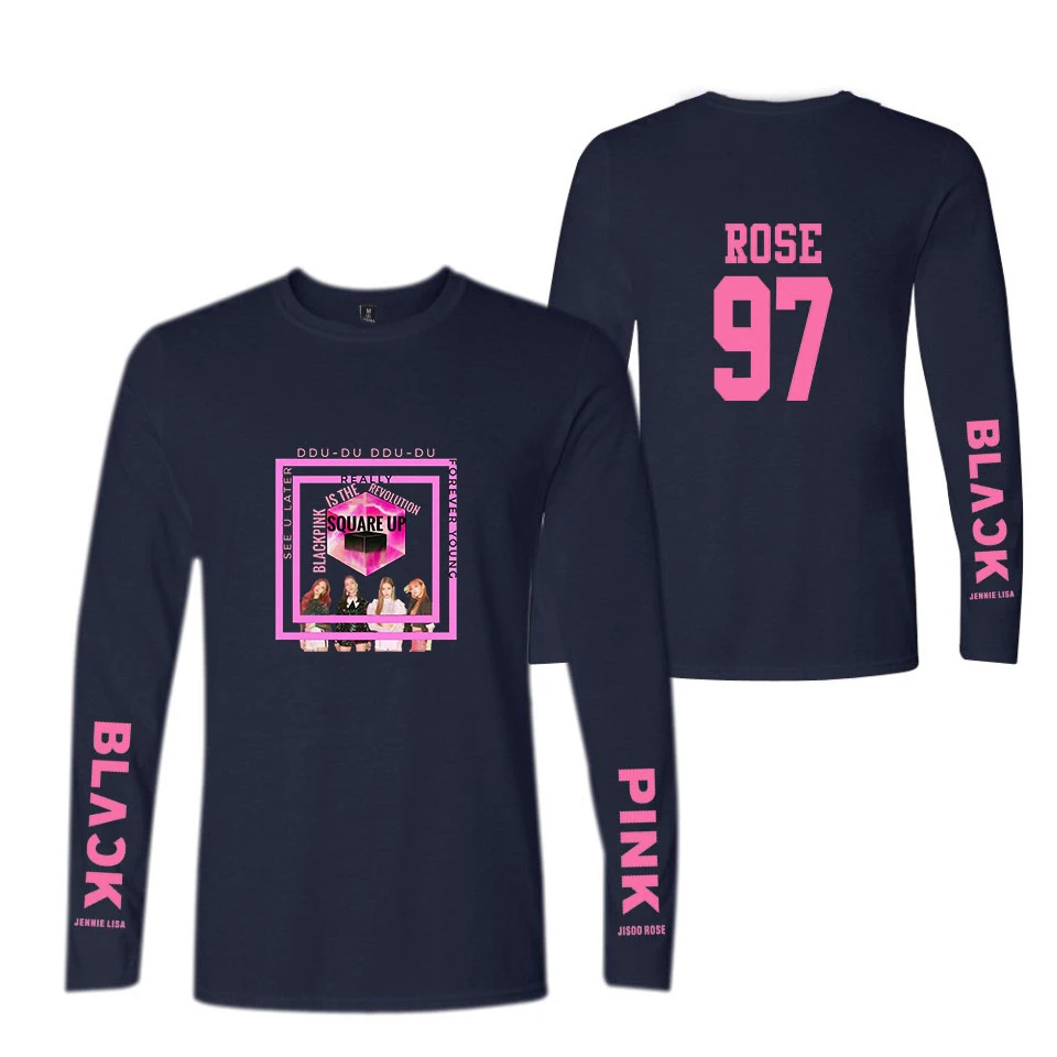 Kpop Blackpink Idol Jiennie Rose Soft Tee Shirts Long Sleeve Hip Hop T-shirt Women/Men Women Tee Shirt Homme Compression Shirt
Kpop Blackpink Idol Jiennie Rose Soft Tee Shirts Long Sleeve Hip Hop T-shirt Women/Men Women Tee Shirt Homme Compression Shirt