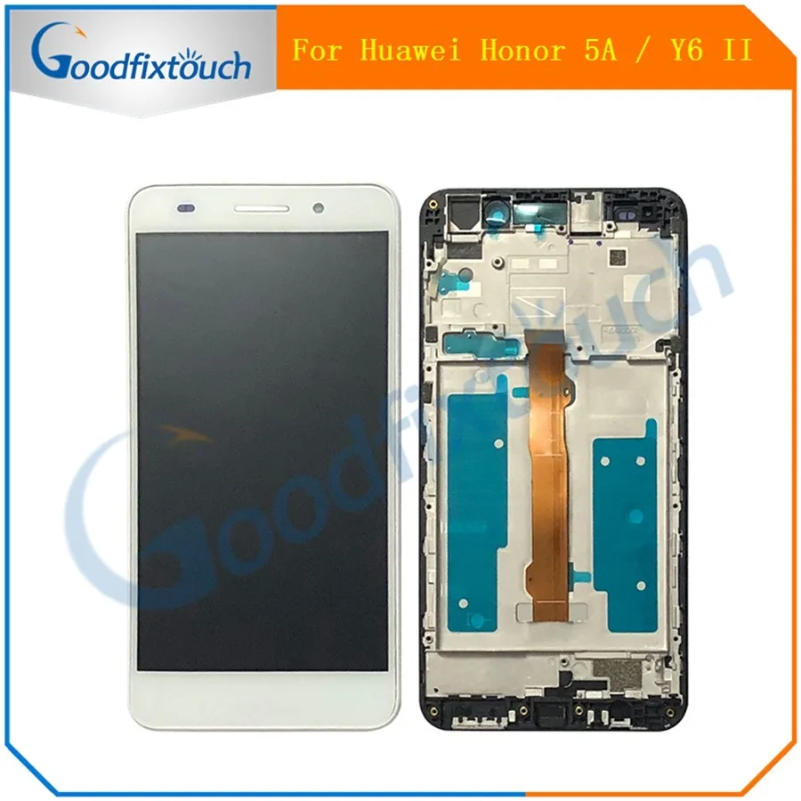 Black White LCD Display For Huawei Y6 II / Honor 5A LYO-L01 LYO-L21+ 5" Touch Screen Digitizer Assembly With Frame
Black White LCD Display For Huawei Y6 II / Honor 5A LYO-L01 LYO-L21+ 5" Touch Screen Digitizer Assembly With Frame