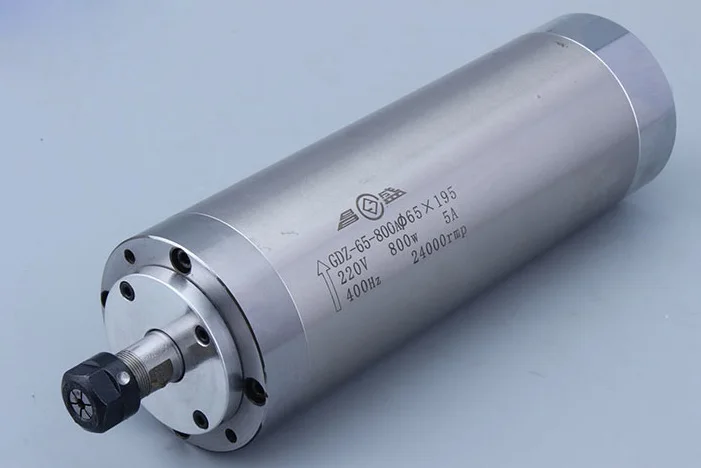 0.8KW / 800W CNC Router Water Cooling Spindle Motor ER11 Four Bearings 220V Diameter 65mm
0.8KW / 800W CNC Router Water Cooling Spindle Motor ER11 Four Bearings 220V Diameter 65mm