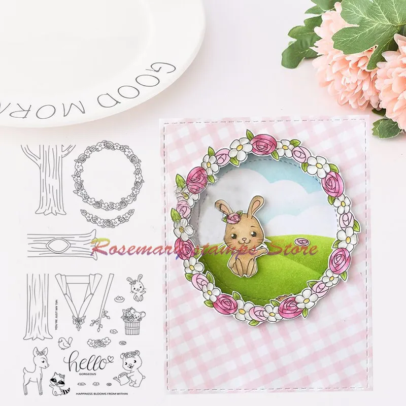 Rosemary stamps Flowers and trees Clear Silicone Stamp/Seal for DIY scrapbooking Decorative clear stamp sheets(2pcs)
Rosemary stamps Flowers and trees Clear Silicone Stamp/Seal for DIY scrapbooking Decorative clear stamp sheets(2pcs)