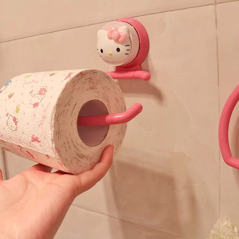Hello Kitty Cartoon Strength Seamless Wall Suction Hanger Towel Storage Rack Toilet Paper Holder Rack Bathroom Kitchen Tools
Hello Kitty Cartoon Strength Seamless Wall Suction Hanger Towel Storage Rack Toilet Paper Holder Rack Bathroom Kitchen Tools