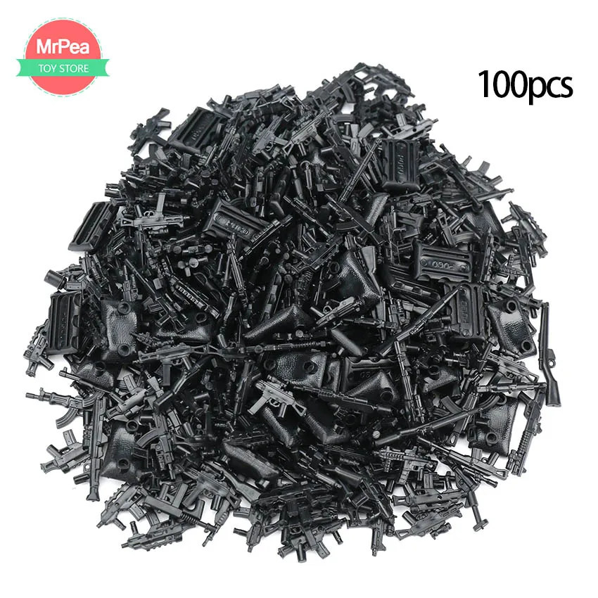 Military-Swat-Police-Gun-Weapons-building-blocks-Pack-Army-soldiers-MOC-Arms-City-Police-Legoingly-Military