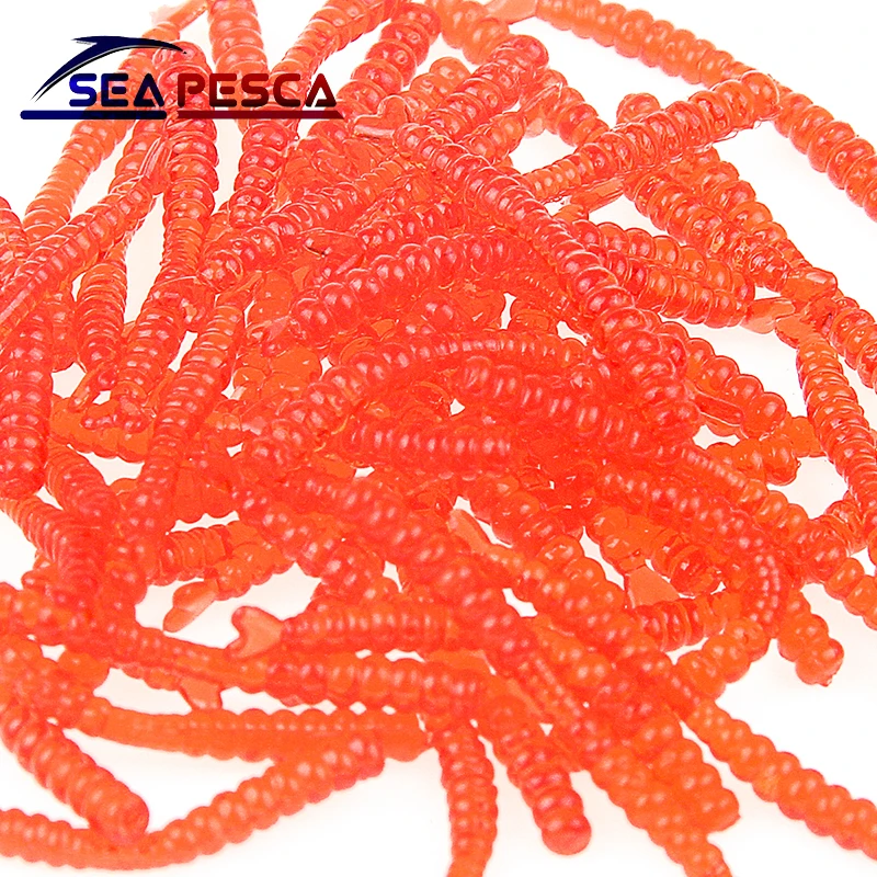 SEAPESCA 50pcs Soft Lure Fishing Simulation Earthworm Red Worms Artificial Fishing Lure Tackle Lifelike Fishy Smell Lures JK129
SEAPESCA 50pcs Soft Lure Fishing Simulation Earthworm Red Worms Artificial Fishing Lure Tackle Lifelike Fishy Smell Lures JK129