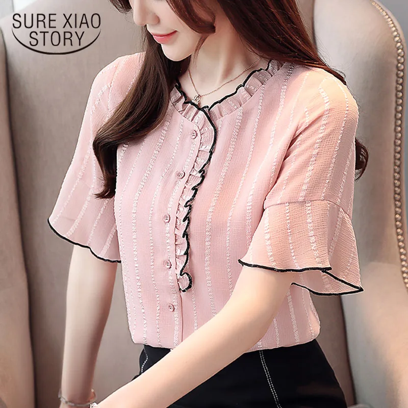 Blusas mujer de moda 2019 plus size women's tops and blouses short sleeve chiffon blouse ladies tops Flare Sleeve shirts 3393 50
Blusas mujer de moda 2019 plus size women's tops and blouses short sleeve chiffon blouse ladies tops Flare Sleeve shirts 3393 50