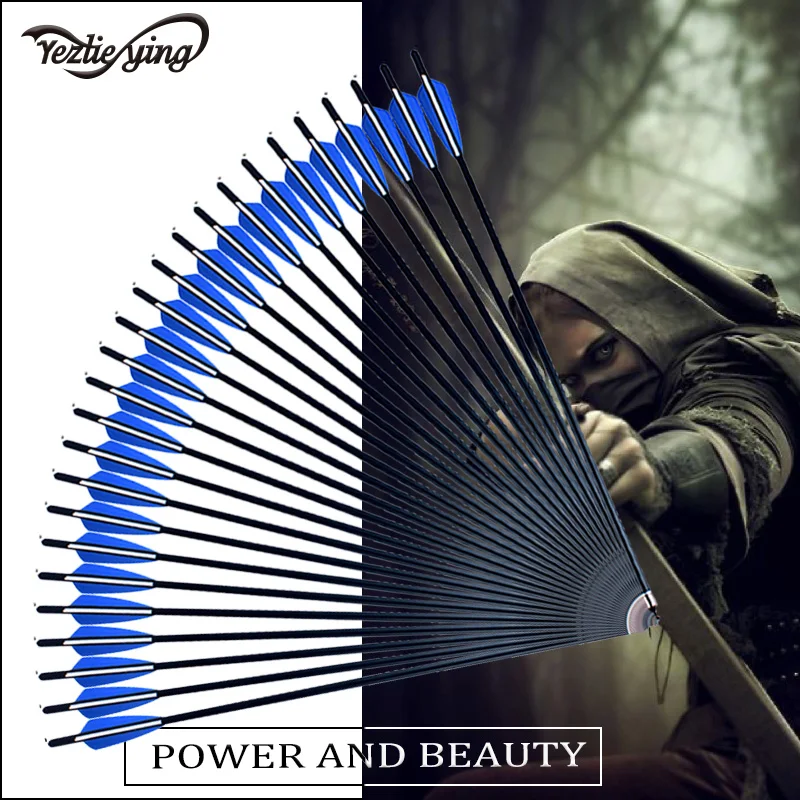24pc 22 inch Hunting and Targeting High Quality Aluminum Arrows Blue White Feathers Replaceable Arrow Target Archery
24pc 22 inch Hunting and Targeting High Quality Aluminum Arrows Blue White Feathers Replaceable Arrow Target Archery