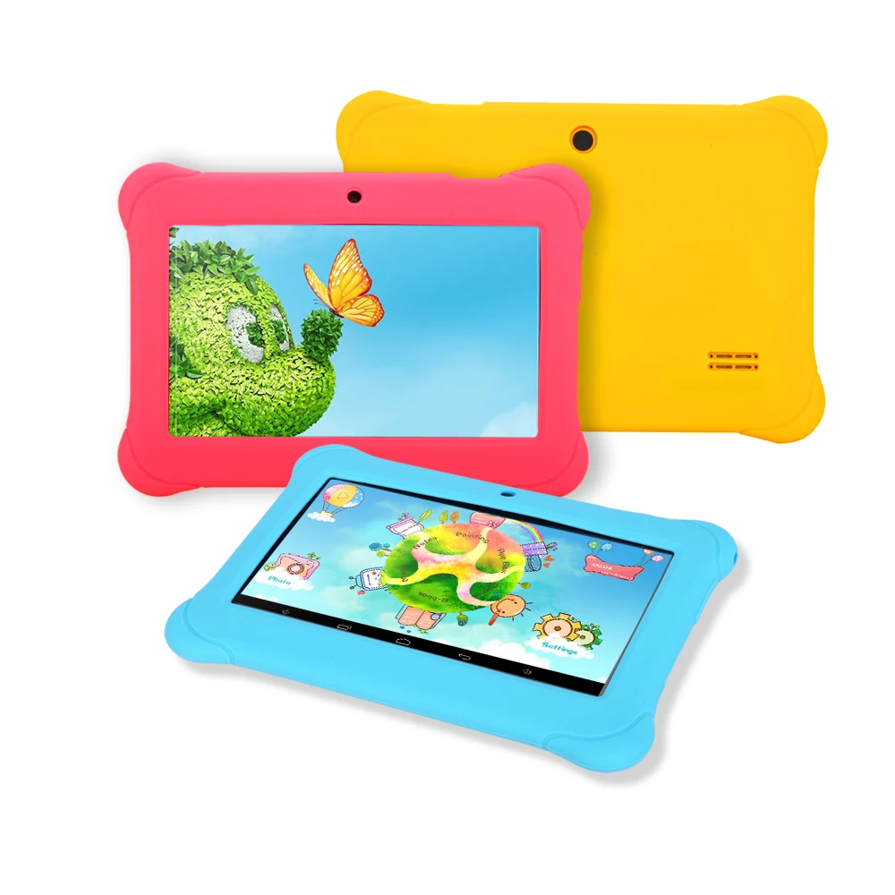 iRULU Kids' Tablet 7" w/ 1024*600 HD Google GMS Test Android 4.4 Quad Core 8GB ROM Dual Camera Wi-Fi Support