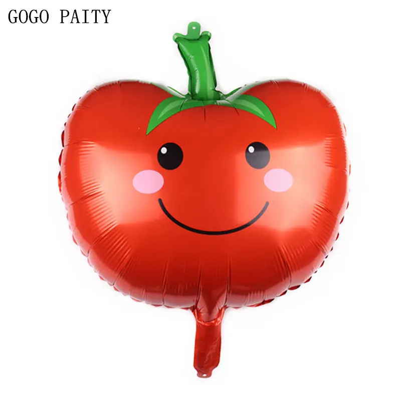 GOGO PAITY New Vegetable Tomato Aluminum Balloons Kitchen Decorations Festival Party Balloons High Quality
GOGO PAITY New Vegetable Tomato Aluminum Balloons Kitchen Decorations Festival Party Balloons High Quality