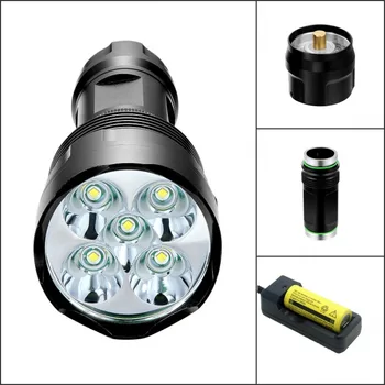 Tinhofire T5 5xT6 5xCree XM-L T6 6000 Lumens 5-Mode LED Flashlight Torch Lamp light Hunting Camping 18650/26650 Battery
Tinhofire T5 5xT6 5xCree XM-L T6 6000 Lumens 5-Mode LED Flashlight Torch Lamp light Hunting Camping 18650/26650 Battery