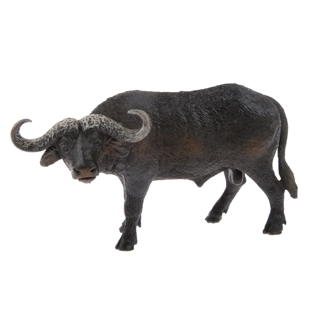High Simulation Farm Animal Model, Hand Painted Buffalo Action Figure Model, Party Favors Toys for Kids Toddlers Boys Girls High Simulation Farm Animal Model, Hand Painted Buffalo Action Figure Model, Party Favors Toys for Kids Toddlers Boys Girls
