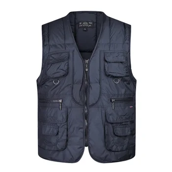 br 2020 Autumn Winter Men Vests Many Pockets Warm Down Cotton Vest Male Sleeveless Vest man Jackets size S-4XL
br 2020 Autumn Winter Men Vests Many Pockets Warm Down Cotton Vest Male Sleeveless Vest man Jackets size S-4XL