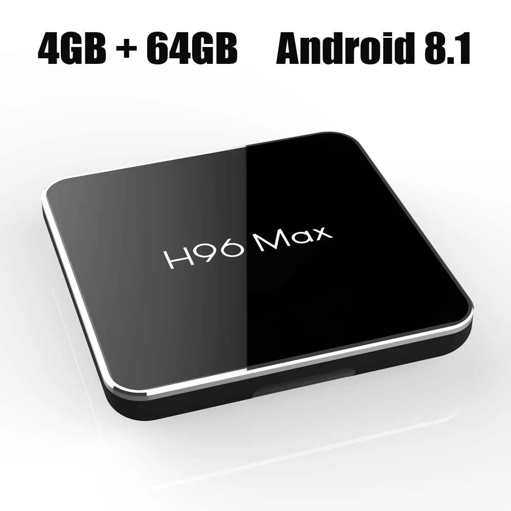 RUIJIE H96 MAX X2 Android 8.1 Tv Box 4GB 64GB Amlogic S905X2 Quad Core 2.4G&5.8G Wifi USB 3.0 Bluetooth 4K Smart Tv
RUIJIE H96 MAX X2 Android 8.1 Tv Box 4GB 64GB Amlogic S905X2 Quad Core 2.4G&5.8G Wifi USB 3.0 Bluetooth 4K Smart Tv