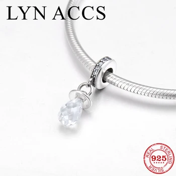 Cute Pacifier shape 925 Sterling Silver fashion clear CZ fine Pendant Beads Fit Original Pandora Charm Bracelet Jewelry making
Cute Pacifier shape 925 Sterling Silver fashion clear CZ fine Pendant Beads Fit Original Pandora Charm Bracelet Jewelry making