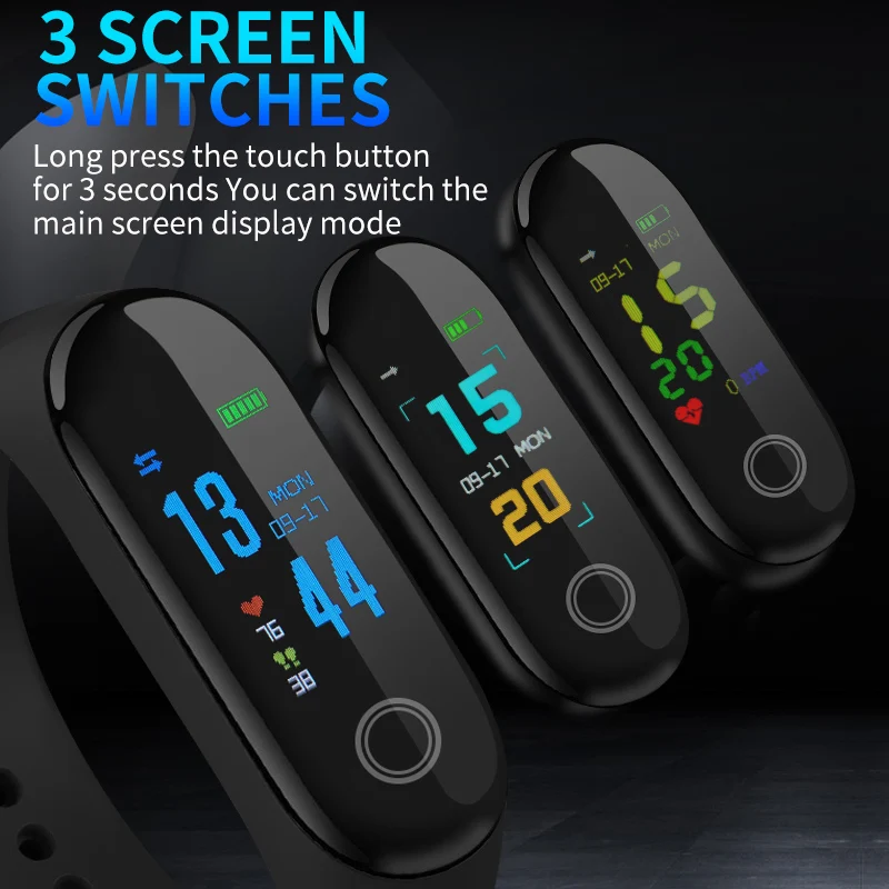 SENSTHEN Blood Pressure Heart Rate Monitor Sports Watches Men Pedometer Color Screen Men's Women's Wristband For Android IOS
SENSTHEN Blood Pressure Heart Rate Monitor Sports Watches Men Pedometer Color Screen Men's Women's Wristband For Android IOS