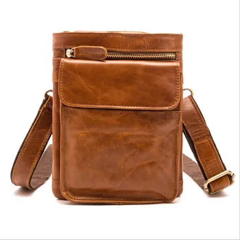 ALAVCHNV original design new casual multi-function 7-inch men's oil wax skin phone bag leather retro pocket B594
ALAVCHNV original design new casual multi-function 7-inch men's oil wax skin phone bag leather retro pocket B594