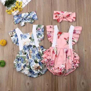 Newborn Cute Baby Bodysuit 2019 Kids Floral Babygrow Summer Clothes Outfit Infant Girl Bodysuit Jumpsuit + Headband Set
Newborn Cute Baby Bodysuit 2019 Kids Floral Babygrow Summer Clothes Outfit Infant Girl Bodysuit Jumpsuit + Headband Set