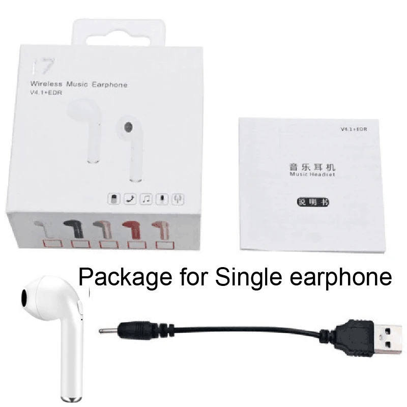 Беспроводные стереонаушники HBQ i7 4 1 Hi-Fi наушники для iphone и android | Электроника