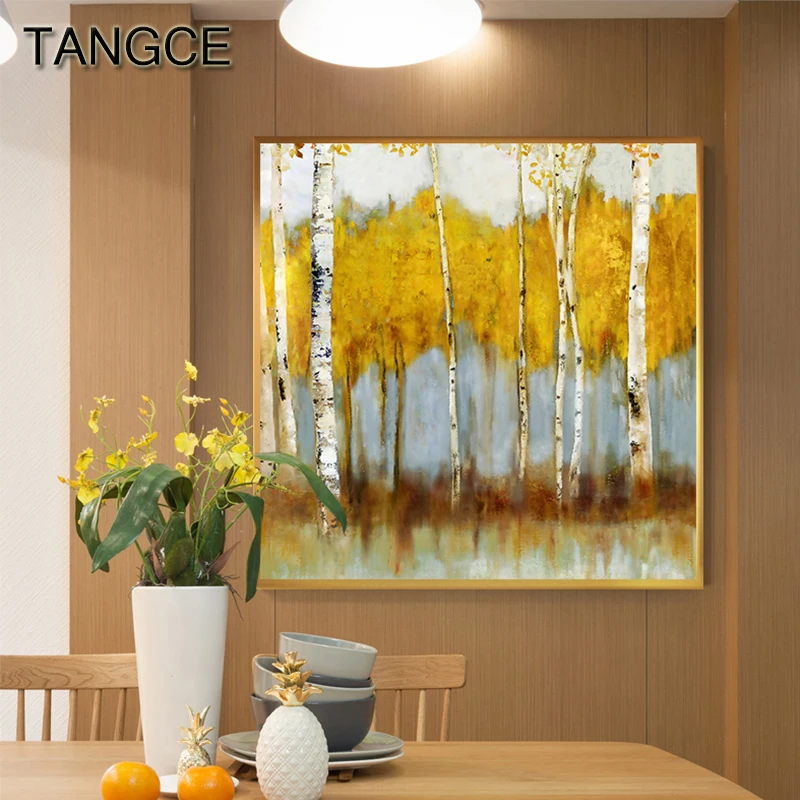 Abstract Autumn Golden Forest Tree Canvas Painting Modern Bright Landscape Print n Poster For Living Room Bedroom Wall Art Decor
Abstract Autumn Golden Forest Tree Canvas Painting Modern Bright Landscape Print n Poster For Living Room Bedroom Wall Art Decor