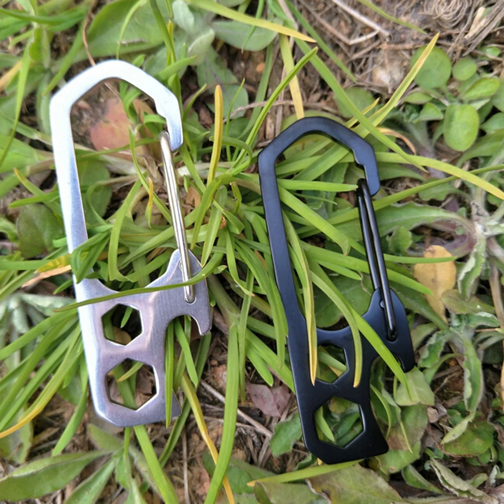 Outdoor EDC Keychain Multi function Tool Pry Bar Bottle Opener Pocket Tools 65*22*2.5
Outdoor EDC Keychain Multi function Tool Pry Bar Bottle Opener Pocket Tools 65*22*2.5