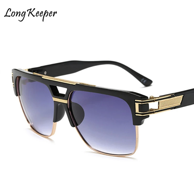 Flat Top quality Sunglasses Men 2018 Big Square Semi Rimless Sun glasses Men Women Luxury Driving Superstar UV400 Gafas De Sol
Flat Top quality Sunglasses Men 2018 Big Square Semi Rimless Sun glasses Men Women Luxury Driving Superstar UV400 Gafas De Sol