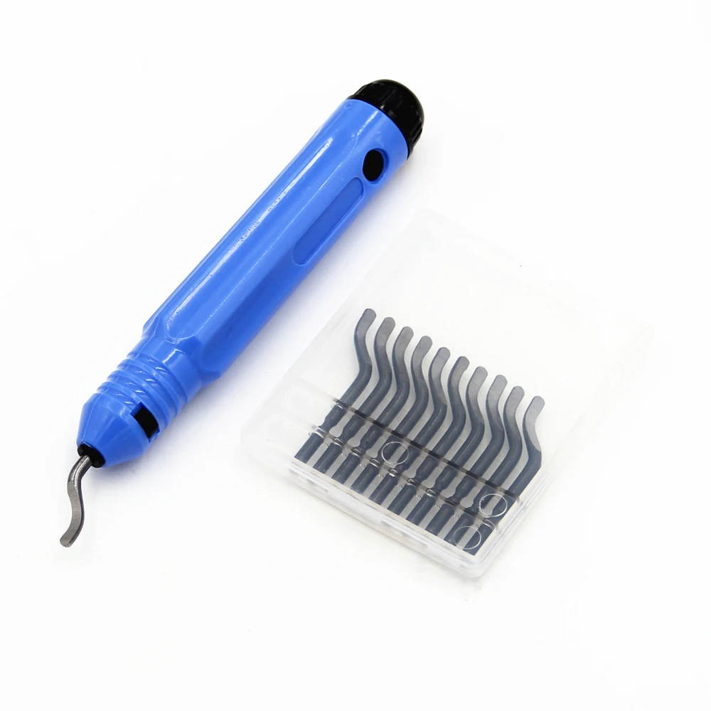 Handheld Burr Trimming Cutter NB1100 Plastic Burr Handle With 10pc BS1010 Blades Hand Deburring Tool For Cutting Plastic
Handheld Burr Trimming Cutter NB1100 Plastic Burr Handle With 10pc BS1010 Blades Hand Deburring Tool For Cutting Plastic