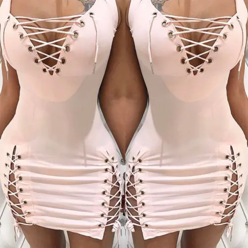 Thefound New Arrival Pink Lace Up Skirts Women Summer Sleeveless Bandage Bodycon Casual Evening Party Cocktail Short Mini Skirts
Thefound New Arrival Pink Lace Up Skirts Women Summer Sleeveless Bandage Bodycon Casual Evening Party Cocktail Short Mini Skirts