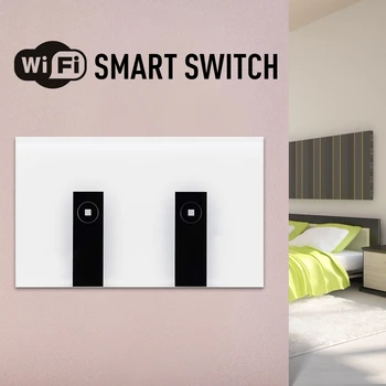 US Smart WIFI 1/2/3/4 Gang Wall Switch Wireless Touch Panel Light RC Home Automation Compatible with Echo Alexa Google Home
US Smart WIFI 1/2/3/4 Gang Wall Switch Wireless Touch Panel Light RC Home Automation Compatible with Echo Alexa Google Home
