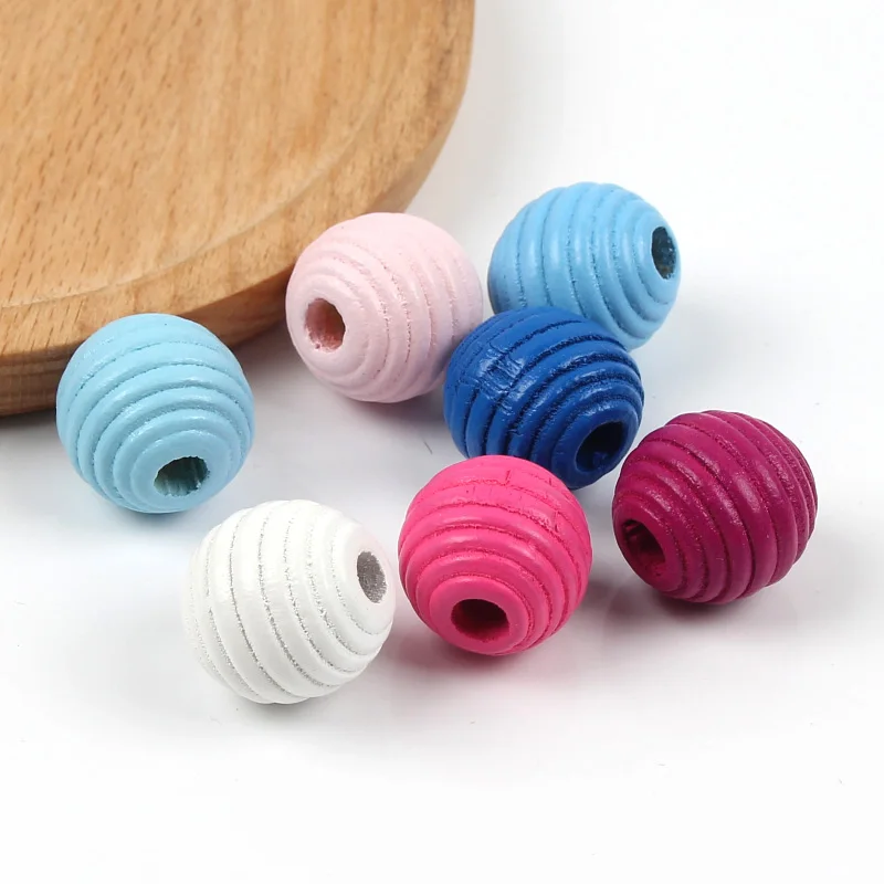 20Pcs High quality threaded Wooden Beads For Baby DIY Toys Necklace Loose Spacer Fit kids Handmake DIY Accessory
20Pcs High quality threaded Wooden Beads For Baby DIY Toys Necklace Loose Spacer Fit kids Handmake DIY Accessory