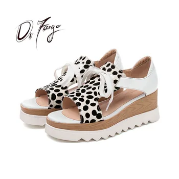 DRFARGO 2019 Summer Genuine Leather Platform Sandals for Women Horse Hair Leopard High White Red Black Shoes size 34-42 A80-102
DRFARGO 2019 Summer Genuine Leather Platform Sandals for Women Horse Hair Leopard High White Red Black Shoes size 34-42 A80-102