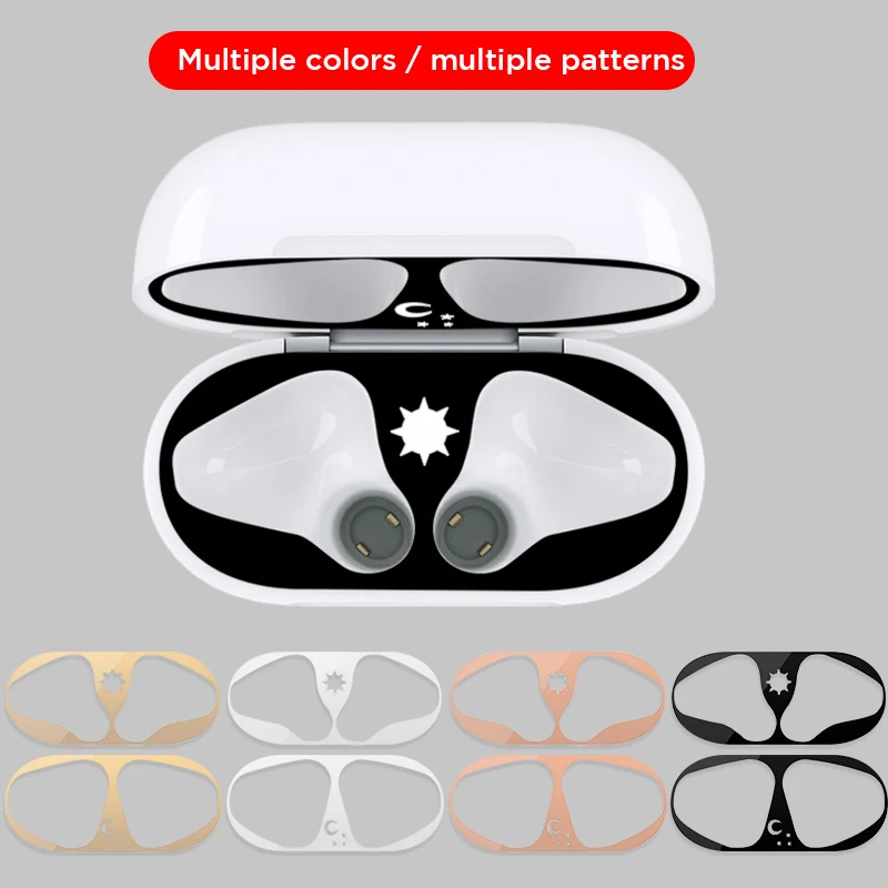 Cute Fashion Heart Pattern Plating Metal Sticker for Airpods 1 2 Skin Dust Guard Protective Cover Film for Airpod All Compatible
Cute Fashion Heart Pattern Plating Metal Sticker for Airpods 1 2 Skin Dust Guard Protective Cover Film for Airpod All Compatible