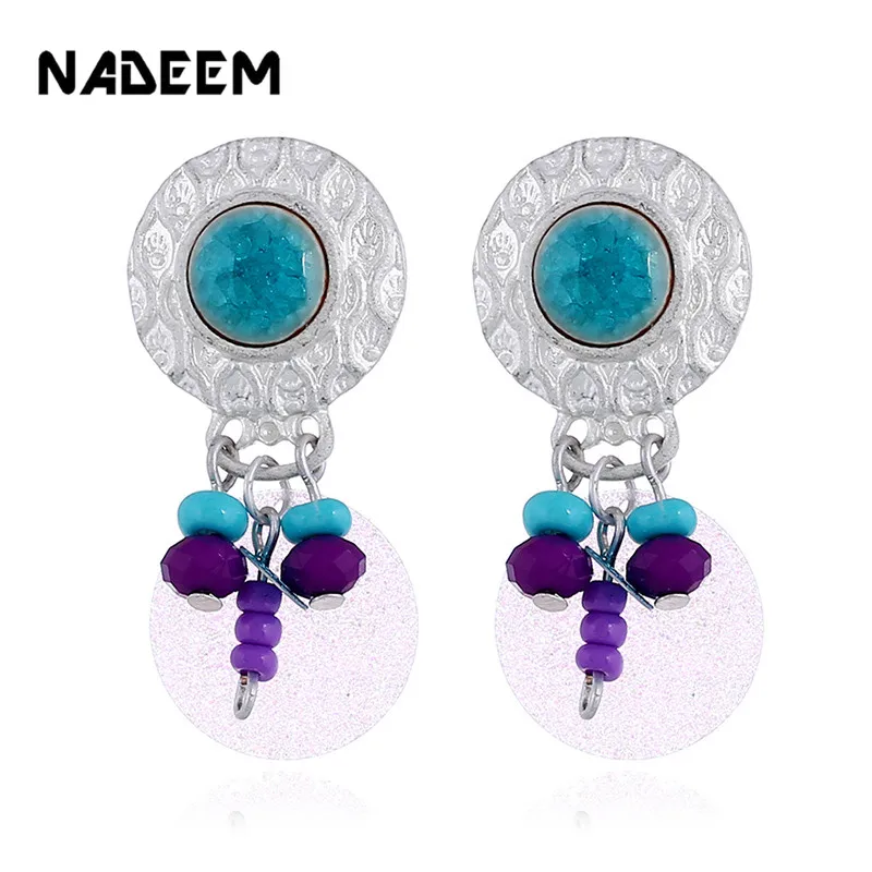 New Fashion Howlite Stone Big Paillette Drop Earrings 2019 Double Round Circle Pendant Long Earrings For Women Statement Jewelry
New Fashion Howlite Stone Big Paillette Drop Earrings 2019 Double Round Circle Pendant Long Earrings For Women Statement Jewelry