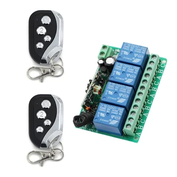 Latest DC12V 4CH Remote Control Switch Automatic Door Operators Receiver 2 Transmitter Learning Code Momentary Toggle Latched
Latest DC12V 4CH Remote Control Switch Automatic Door Operators Receiver 2 Transmitter Learning Code Momentary Toggle Latched