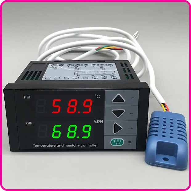 Digital display temperature and humidity controller, temperature and humidity controller, farm temperature and humidity meter, 9
Digital display temperature and humidity controller, temperature and humidity controller, farm temperature and humidity meter, 9