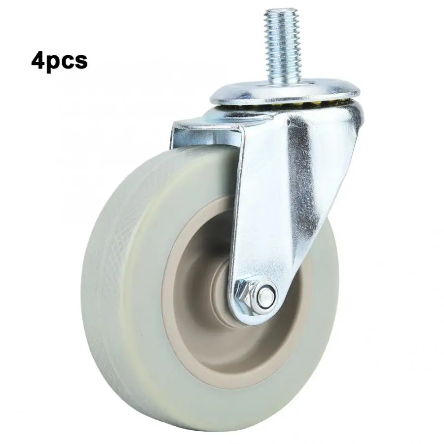 4Pcs 3 Inch Swivel Casters Wheels Replacement PVC Roller Wheel for Trolley Chair caster rubber wheel chair Furniture Hardware
4Pcs 3 Inch Swivel Casters Wheels Replacement PVC Roller Wheel for Trolley Chair caster rubber wheel chair Furniture Hardware