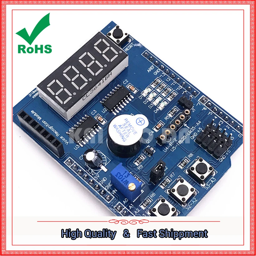 Multi - function expansion board basic learning kit single - chip development board module
Multi - function expansion board basic learning kit single - chip development board module