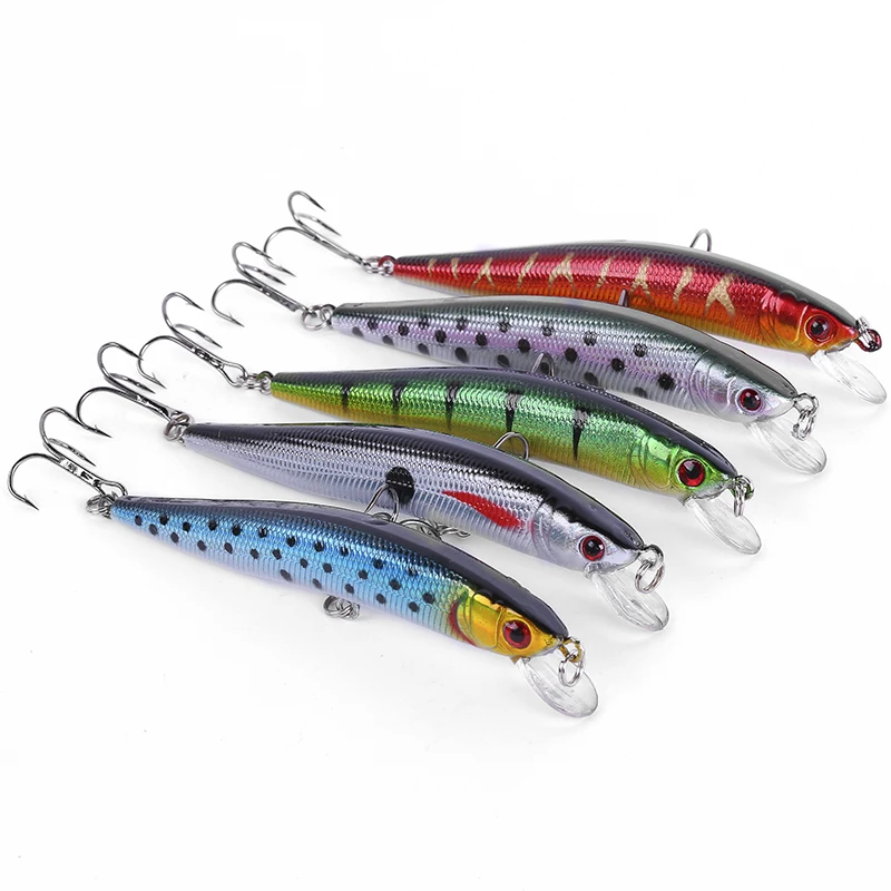 5pcs/set 10cm 8.5g Floating Minnow Fishing Lure Laser Hard Artificial Bait 3D Eyes Fishing Wobblers Crankbait Minnows
5pcs/set 10cm 8.5g Floating Minnow Fishing Lure Laser Hard Artificial Bait 3D Eyes Fishing Wobblers Crankbait Minnows