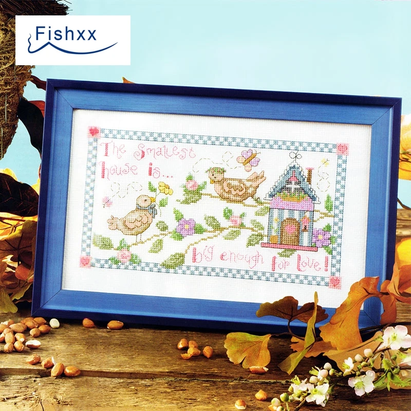Fishxx Cross Stitch Kit European Magazine Crazy111-2 Bird Love Cartoon Pattern Two Birdies 
Fishxx Cross Stitch Kit European Magazine Crazy111-2 Bird Love Cartoon Pattern Two Birdies