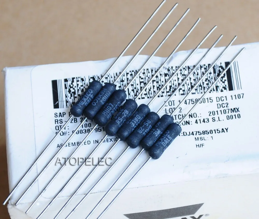 1pc VISHAY DALE 3W 1% 5% Wirewound Resistors For Hi-Fi Audio 0.5R-15K 1R/6R/30R/100R/300R/1K/10K Selectable
1pc VISHAY DALE 3W 1% 5% Wirewound Resistors For Hi-Fi Audio 0.5R-15K 1R/6R/30R/100R/300R/1K/10K Selectable