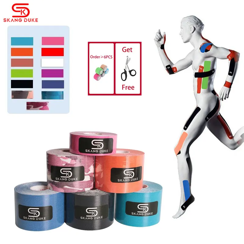 2 Size 5M Length Elastic Sport Tape Kinesiology Tape Athletic Strapping Gym Tennis Fitness Running Knee Muscle Pain Care
2 Size 5M Length Elastic Sport Tape Kinesiology Tape Athletic Strapping Gym Tennis Fitness Running Knee Muscle Pain Care