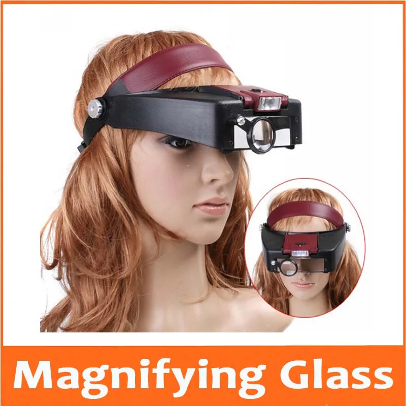 2018 Plastic New Wearing Magnifier 10X Magnifying 3 lens Loupe With Led Light Jewel Repair Illumination with LED Lamps
2018 Plastic New Wearing Magnifier 10X Magnifying 3 lens Loupe With Led Light Jewel Repair Illumination with LED Lamps