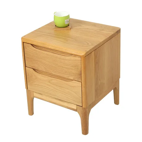 Фото Nightstands Bedroom Furniture oak solid wood bedside table night stand mesitas de noche side minimalist modern 42*40*50cm  | Прикроватные тумбы (32991893716)
