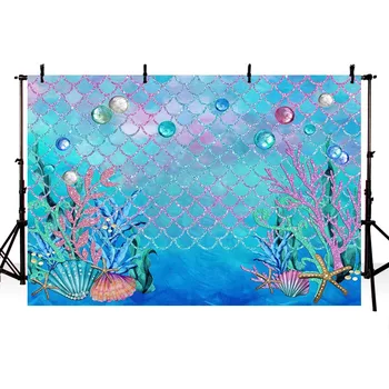 Photography Backdrop Mermaid Scales Glare Birthday Banner Photo Studio Booth Background Newborn Baby Shower Photocall G1071
Photography Backdrop Mermaid Scales Glare Birthday Banner Photo Studio Booth Background Newborn Baby Shower Photocall G1071