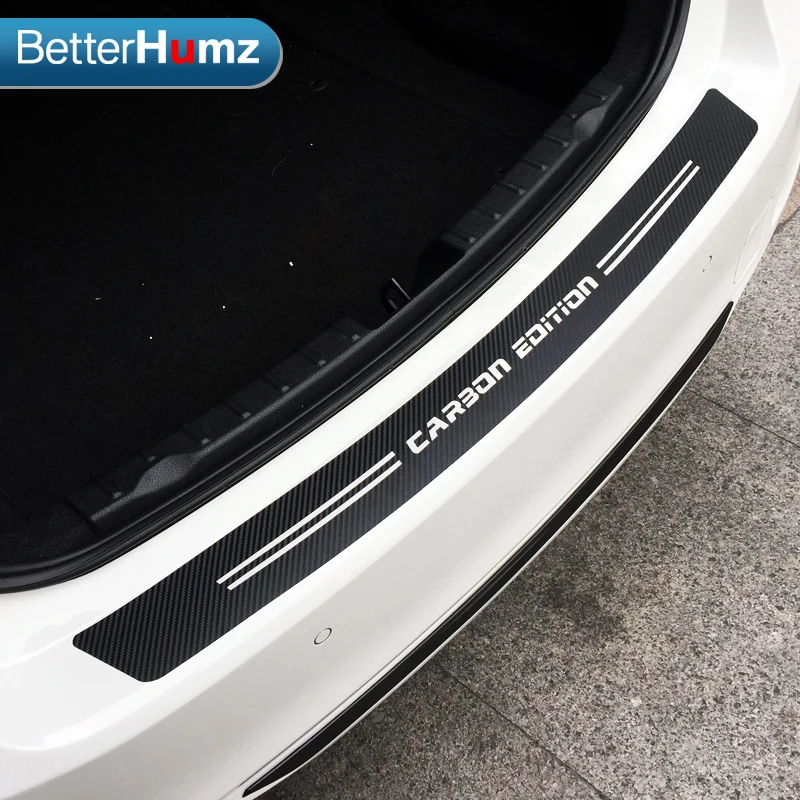 Фото BETTERHUMZ Автомобильная наклейка на бампер задний для BMW E60 E90 F30 F10 X1 X3 X5 X6 M3 M5 стильные