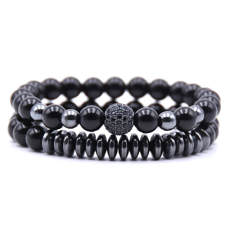 NCRORCN 2pc/set Micro Pave CZ 10mm Disco Ball Charms Bracelets for women 8mm black Matte stone Bracelet men jewelry bileklik
NCRORCN 2pc/set Micro Pave CZ 10mm Disco Ball Charms Bracelets for women 8mm black Matte stone Bracelet men jewelry bileklik