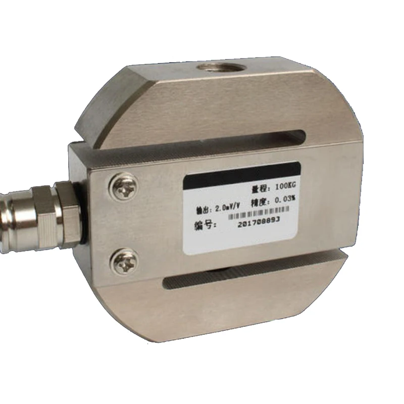 0-20kg weighting sensor 40Cr alloy steel S type weight sensor pull and press pressure sensor
0-20kg weighting sensor 40Cr alloy steel S type weight sensor pull and press pressure sensor