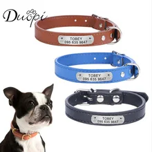 Personalized Leather Dog Collars Custom Cat Dogs Name Phone ID Collar Free Engraving Metal Buckle for small Medium pets
Personalized Leather Dog Collars Custom Cat Dogs Name Phone ID Collar Free Engraving Metal Buckle for small Medium pets