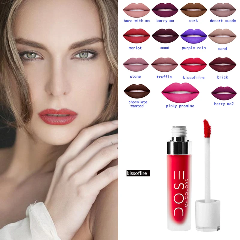New Matte Lipstick Lasting Waterproof Velvet Lipstick 15 Color Sexy Red Brown Lipstick Easy To Wear Lipstick Beauty Lip TSLM2
New Matte Lipstick Lasting Waterproof Velvet Lipstick 15 Color Sexy Red Brown Lipstick Easy To Wear Lipstick Beauty Lip TSLM2